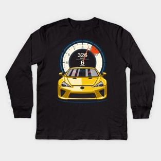 Japanese Supercar Kids Long Sleeve T-Shirt